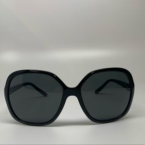 Versace black oversized sunglasses